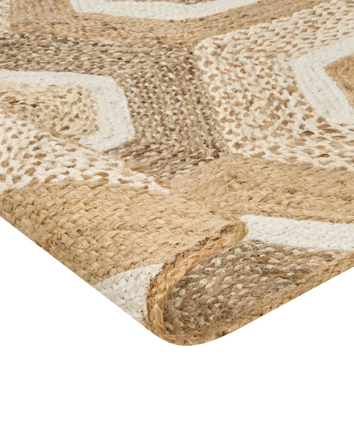 Tappeto BASOREN Beige 160 x 230 cm Iuta