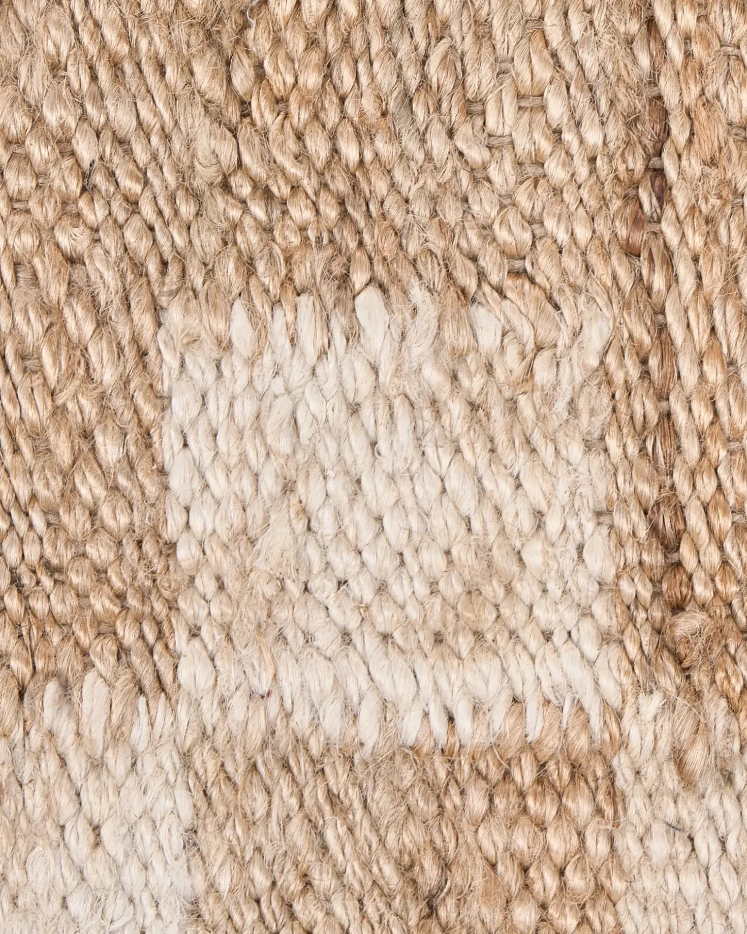Tappeto BEED Beige chiaro 160 x 230 cm Iuta
