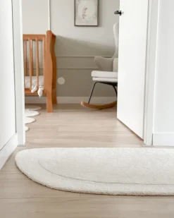 Tappeto BERANI Beige chiaro 80 x 250 cm Viscosa