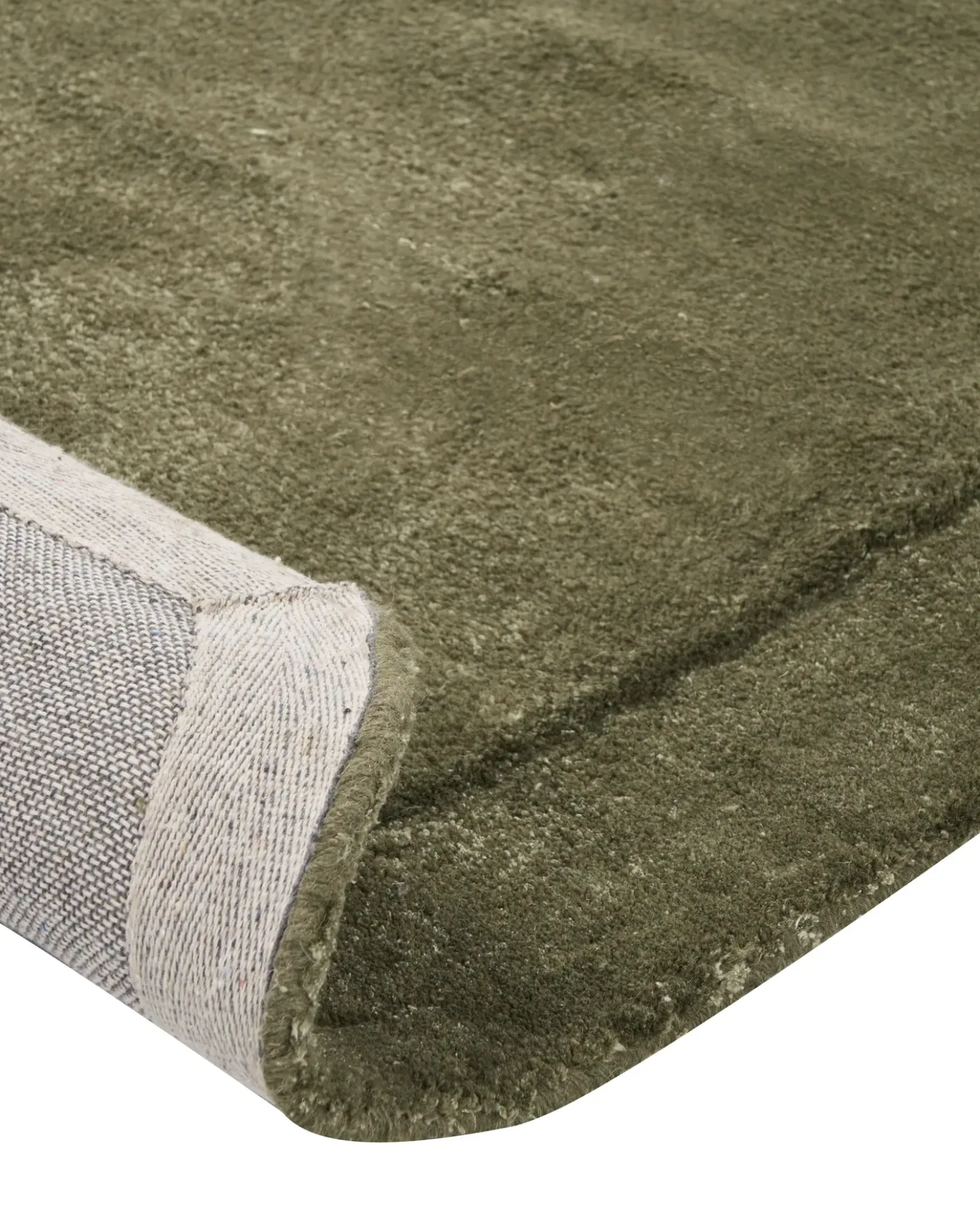 Tappeto BERANI Verde scuro 80 x 250 cm Viscosa