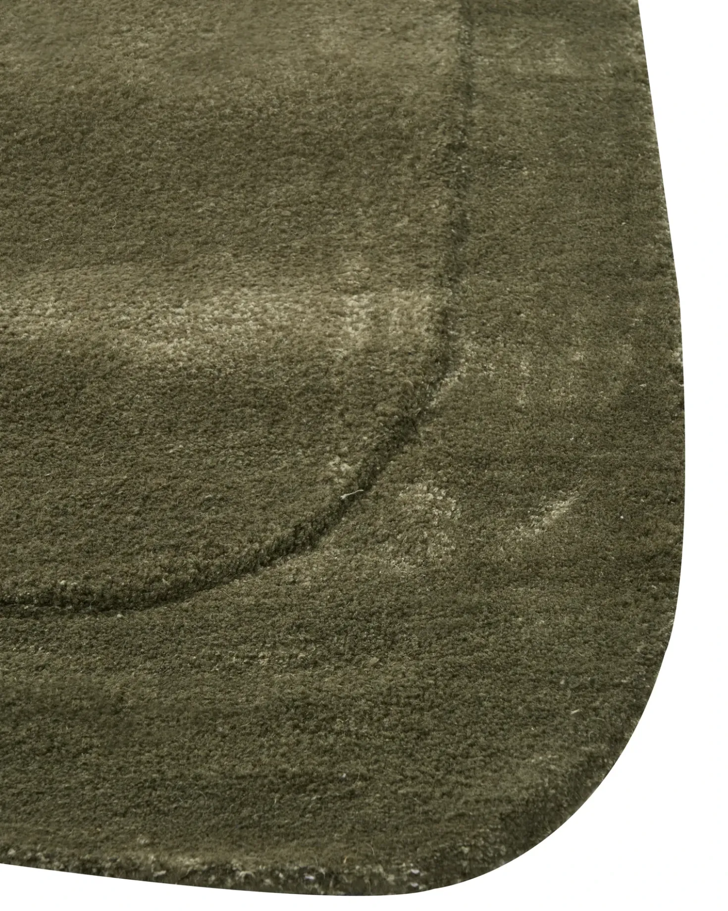 Tappeto BERANI Verde scuro 80 x 250 cm Viscosa