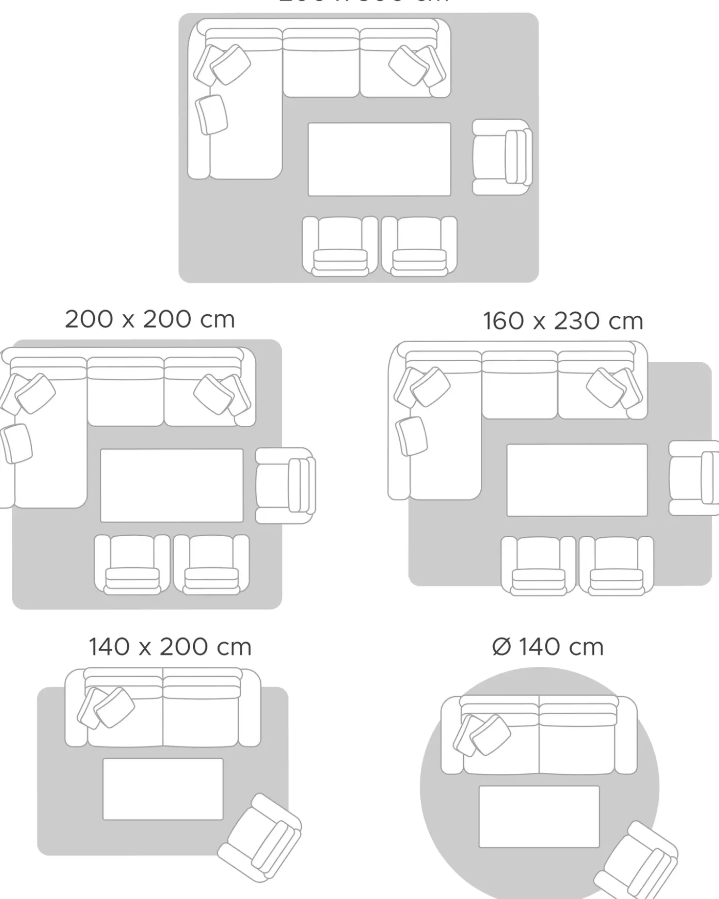 Tappeto BERGAMA Marrone ø 140 cm Pelle naturale