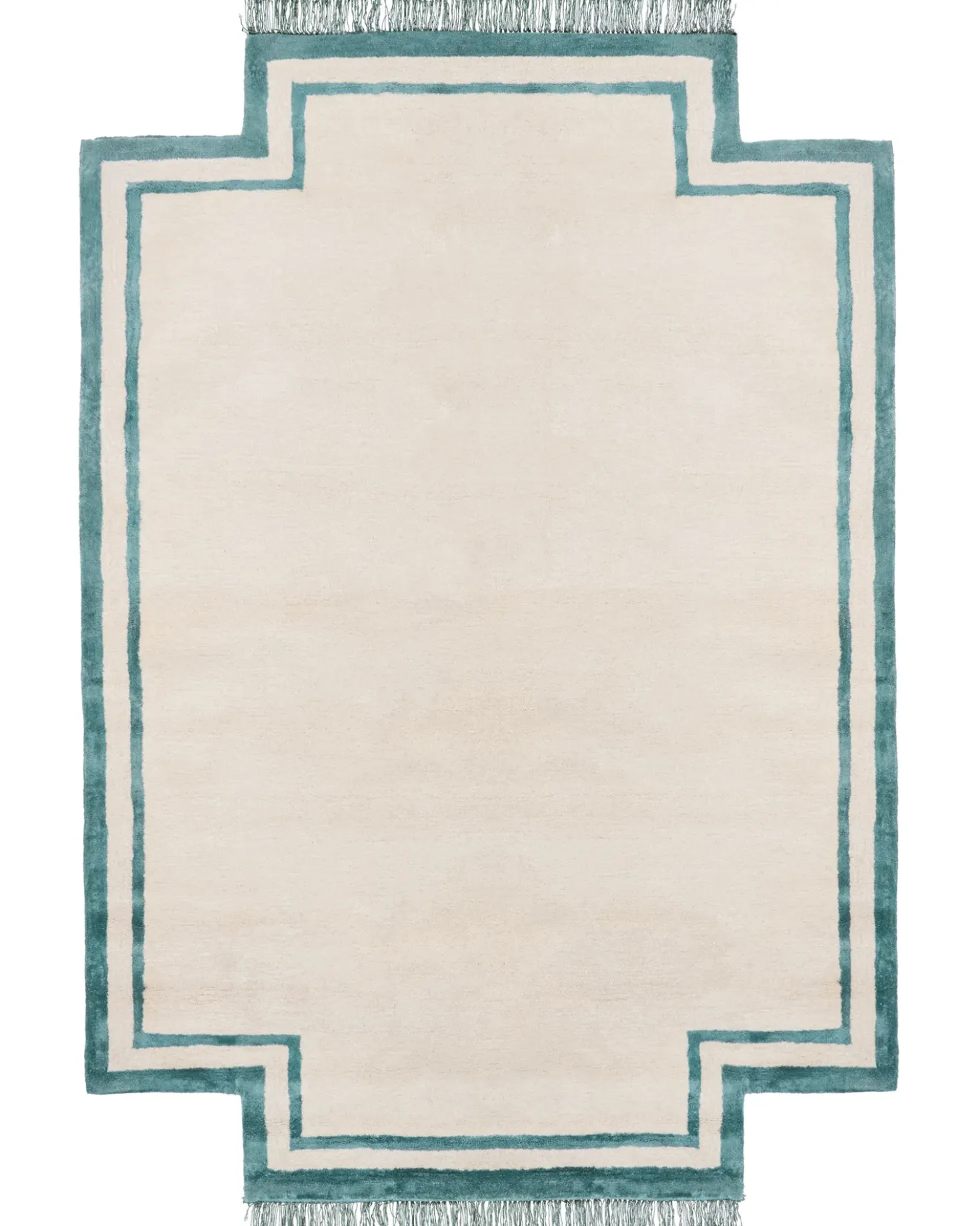 Tappeto BERWARI Beige chiaro 160 x 230 cm Viscosa