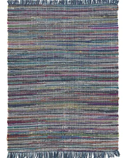 Tappeto BESNI Blu 160 x 230 cm Cotone