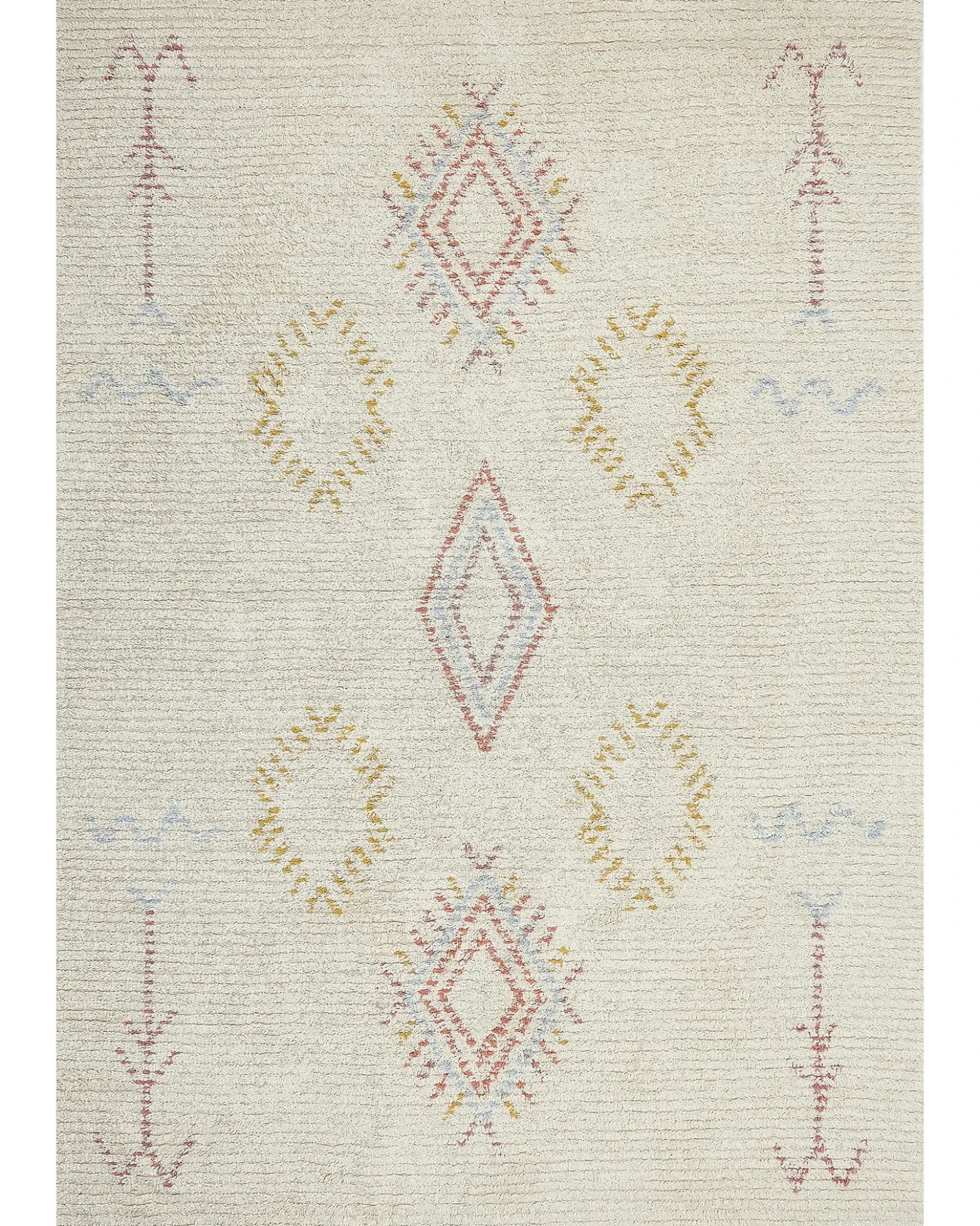 Tappeto BETTIAH Beige 160 x 230 cm Cotone