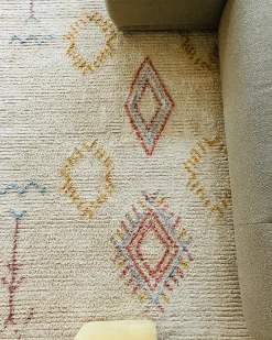 Tappeto BETTIAH Beige 160 x 230 cm Cotone