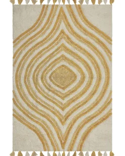 Tappeto BINGOL Giallo 160 x 230 cm Cotone