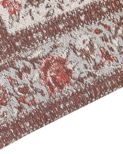 Tappeto BINNISZ Rosso 80 x 150 cm Cotone