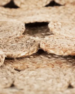 Tappeto BIRECIK Beige ø 120 cm Iuta