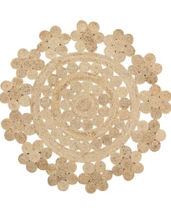 Tappeto BIRECIK Beige ø 120 cm Iuta