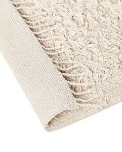 Tappeto BITLIS Beige chiaro 80 x 300 cm Cotone