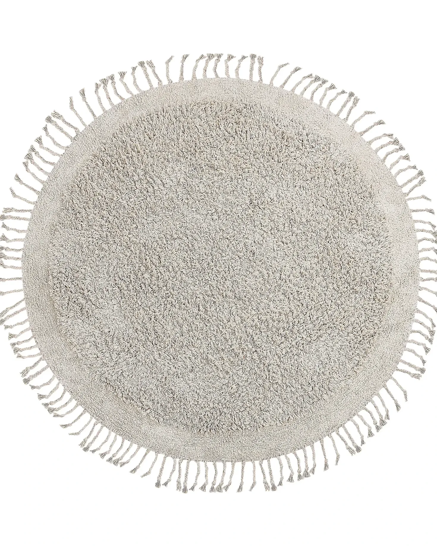 Tappeto BITLIS Beige chiaro ø 140 cm Cotone
