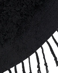 Tappeto BITLIS Nero ø 140 cm Cotone