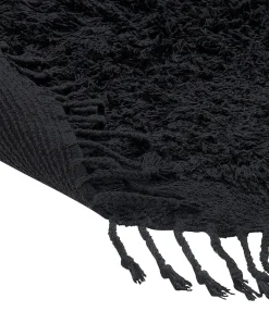 Tappeto BITLIS Nero ø 140 cm Cotone
