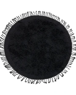 Tappeto BITLIS Nero ø 140 cm Cotone