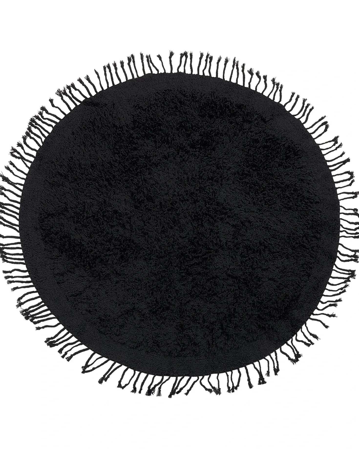 Tappeto BITLIS Nero ø 140 cm Cotone