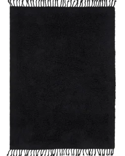 Tappeto BITLIS Nero 140 x 200 cm Cotone