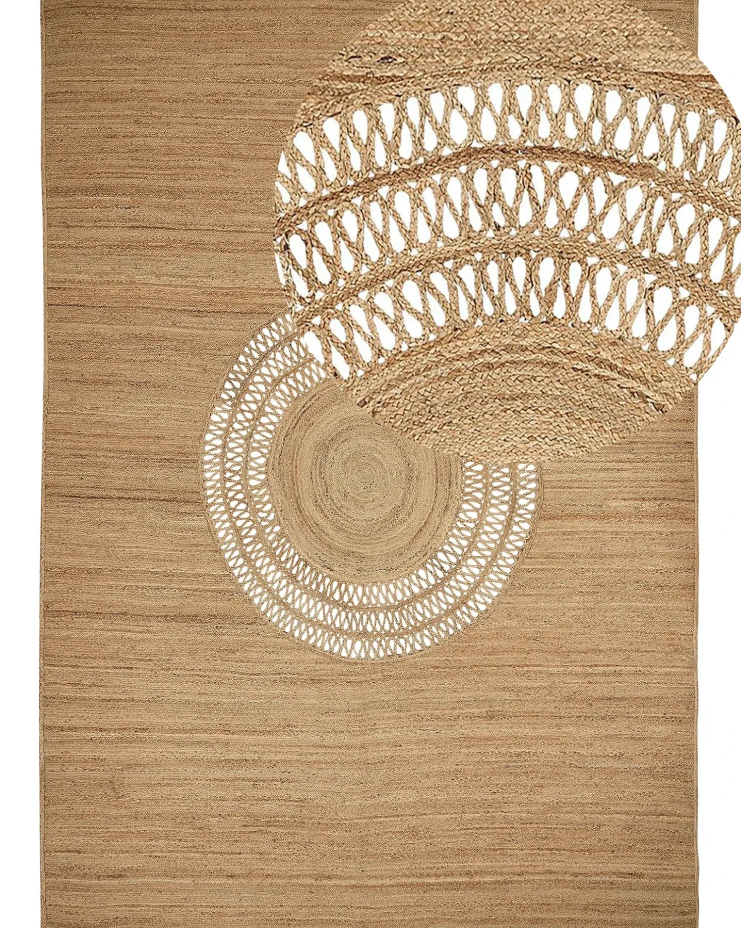 Tappeto BOGAZOREN Beige 160 x 230 cm Iuta