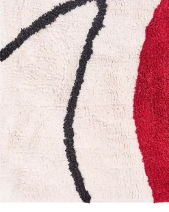 Tappeto BOLAT Beige 160 x 230 cm Cotone