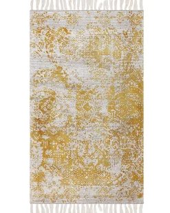 Tappeto BOYALI Senape 80 x 150 cm Viscosa