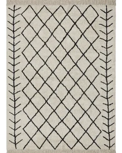 Tappeto BOZKIR Beige 160 x 230 cm Cotone
