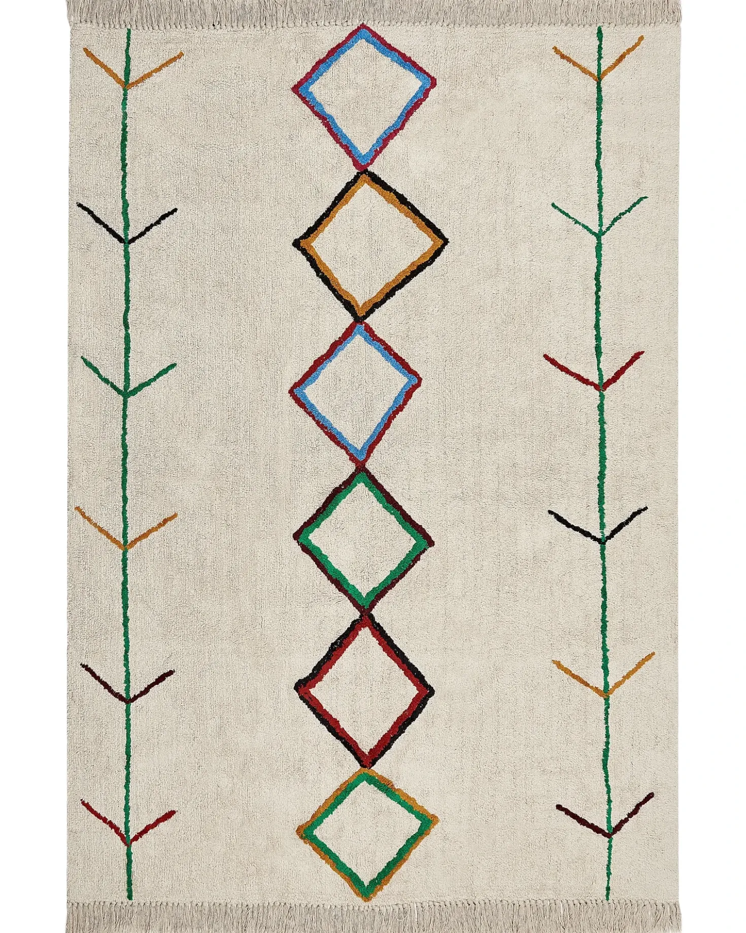 Tappeto CETMI Beige 160 x 230 cm Cotone