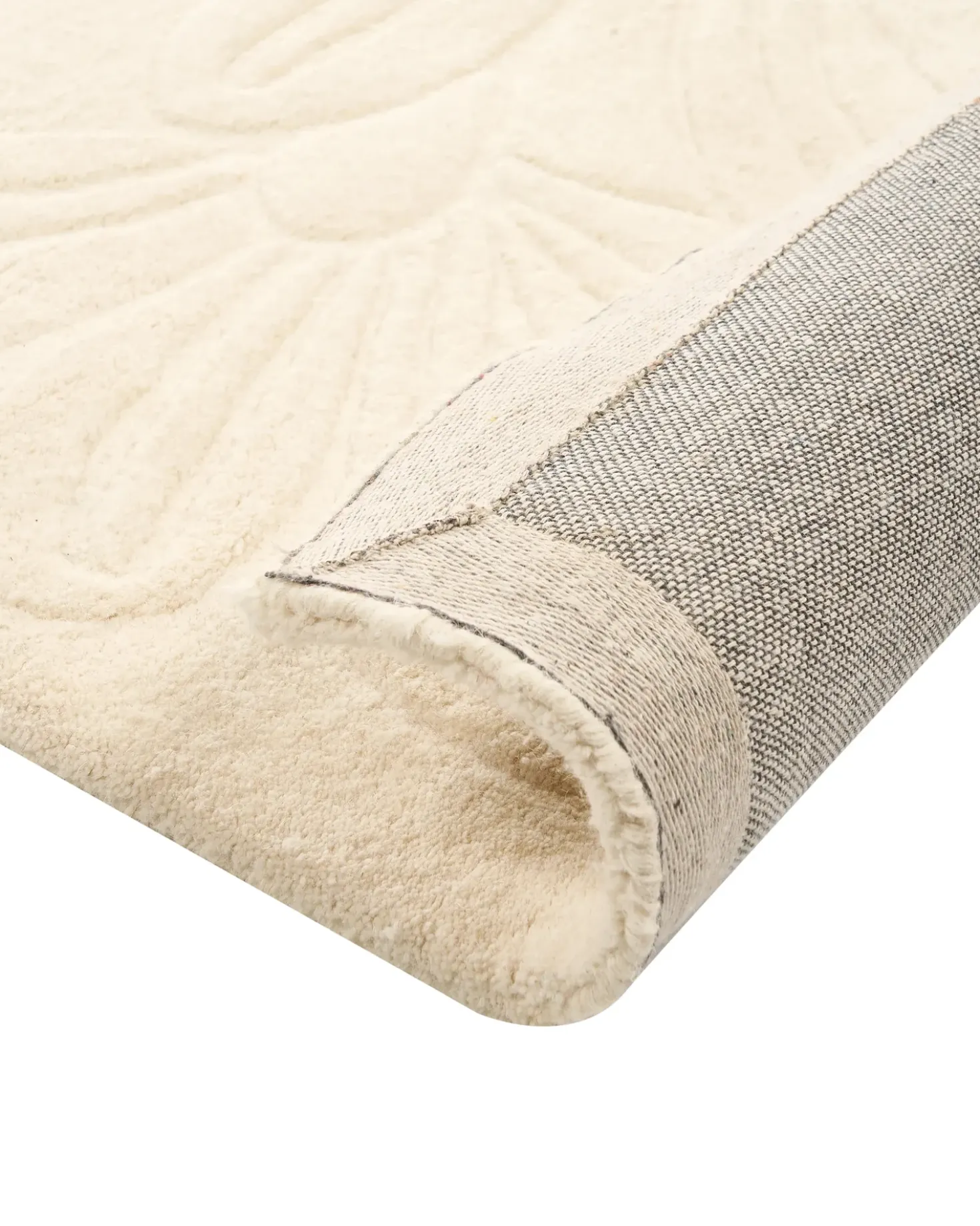 Tappeto CHENNAI Beige chiaro 200 x 300 cm Lana