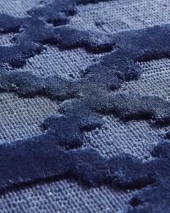 Tappeto CIZRE Blu marino 140 x 200 cm Viscosa