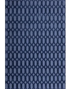 Tappeto CIZRE Blu marino 140 x 200 cm Viscosa