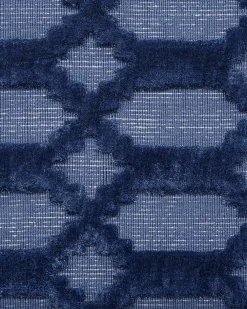 Tappeto CIZRE Blu marino 160 x 230 cm Viscosa