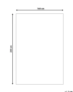 Tappeto CIZRE Grigio scuro 160 x 230 cm Viscosa