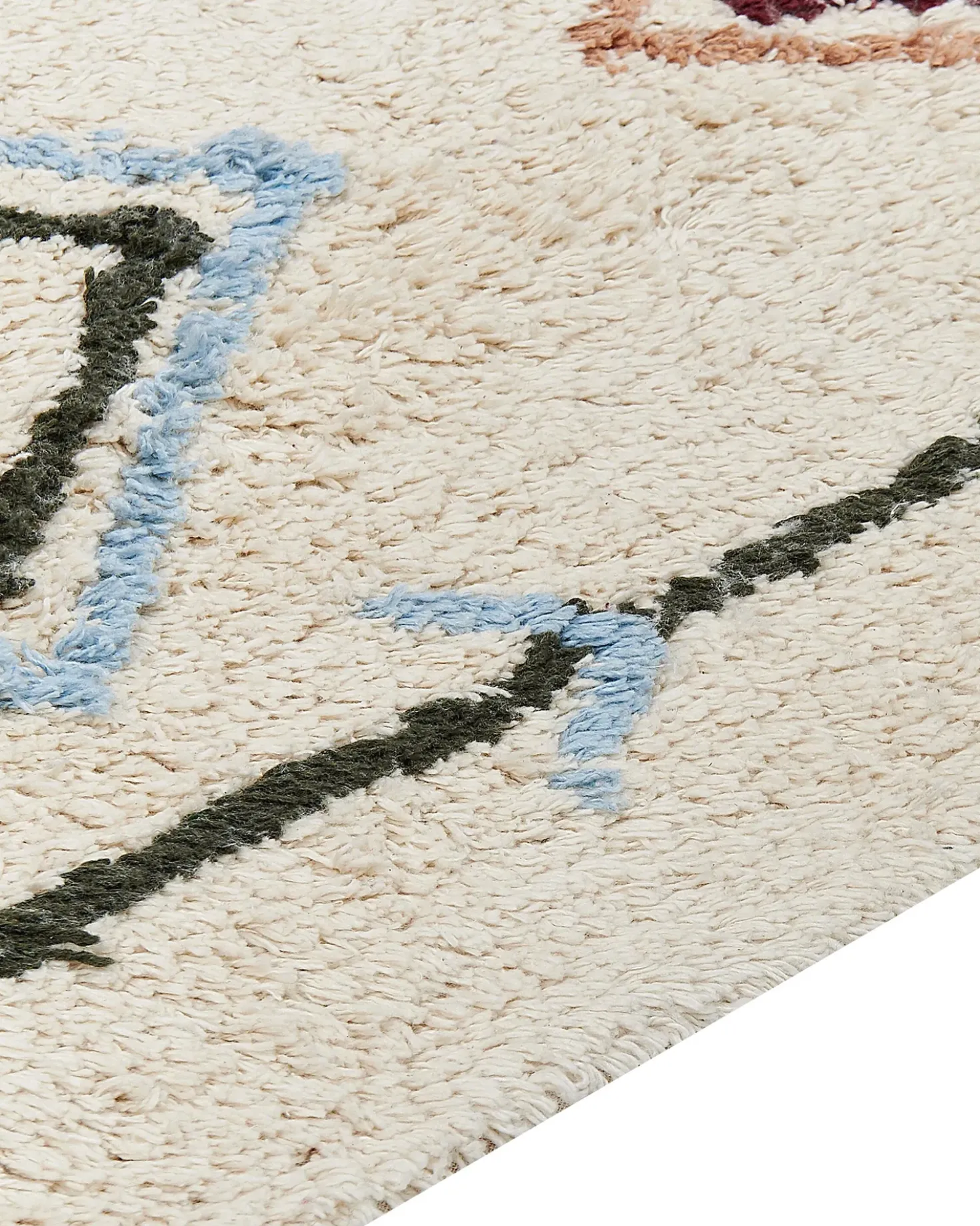 Tappeto CORUM Beige 160 x 230 cm Cotone
