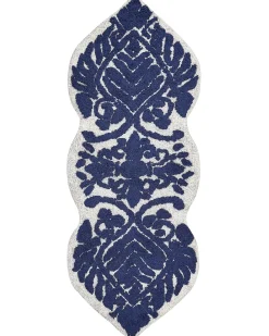 Tappeto da bagno CANBAR Blu marino 150 x 60 cm Cotone