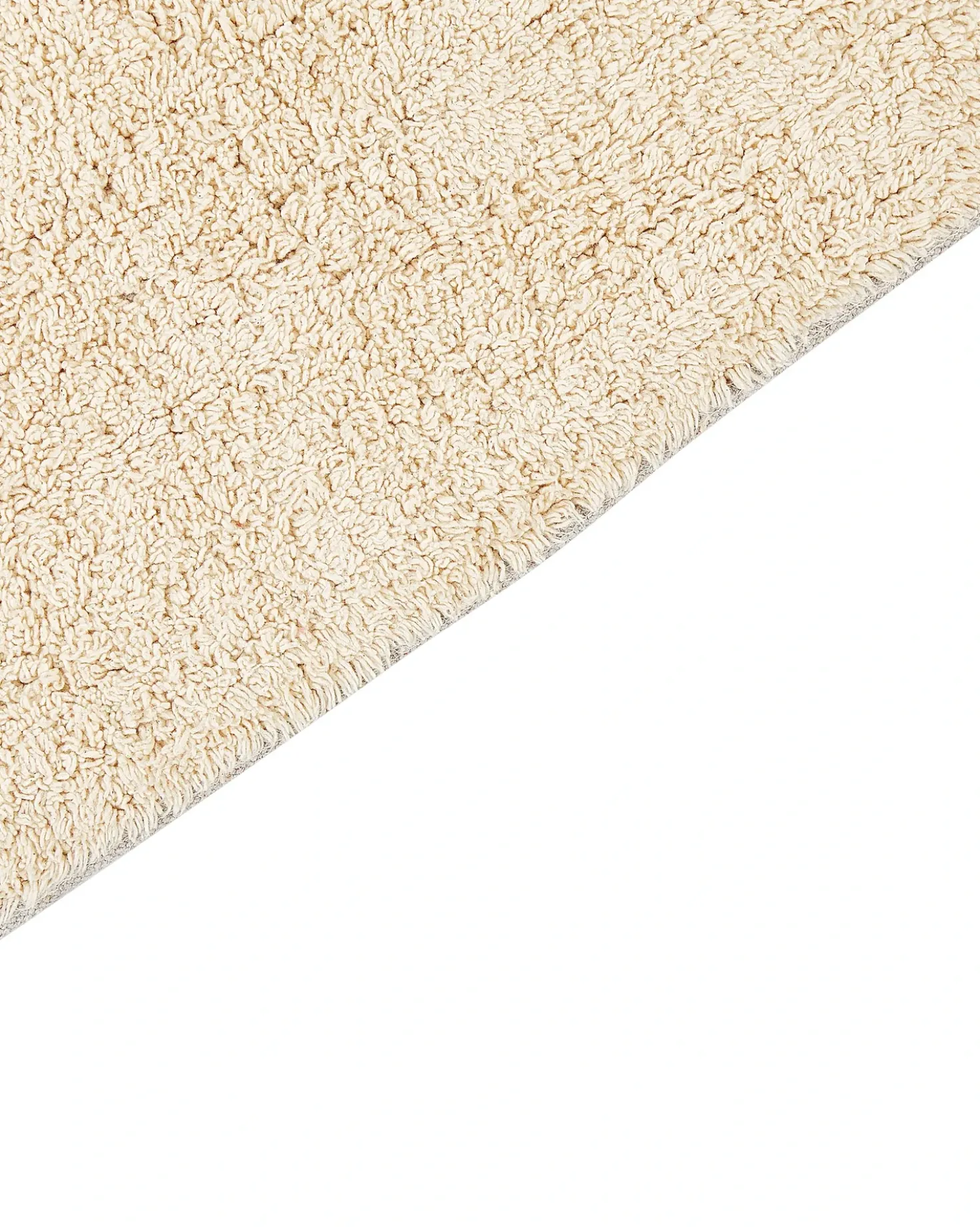 Tappeto da bagno ESME Beige 50 x 80 cm Cotone