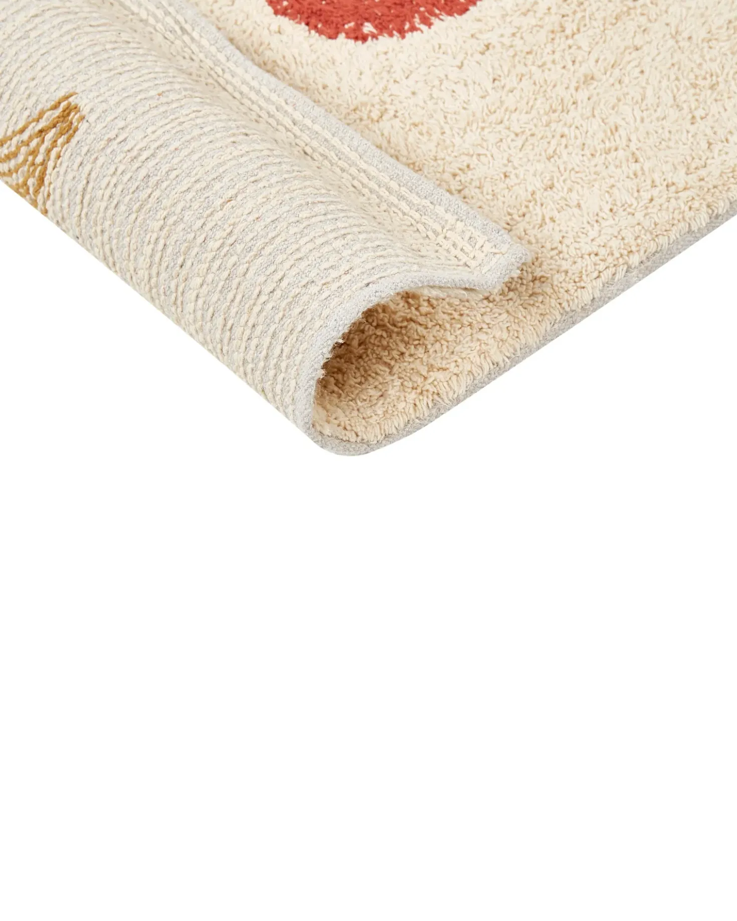 Tappeto da bagno ESME Beige 50 x 80 cm Cotone