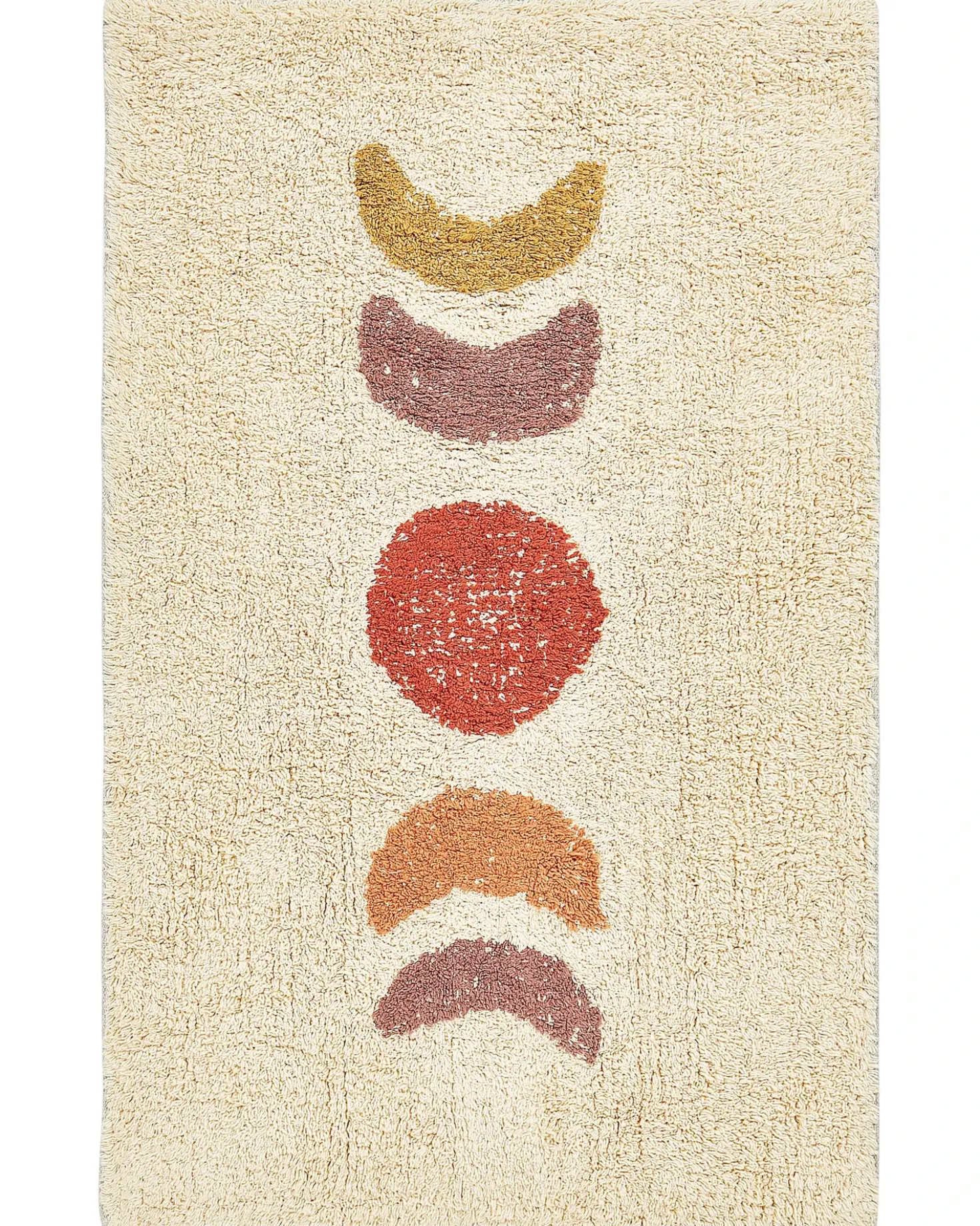 Tappeto da bagno ESME Beige 50 x 80 cm Cotone