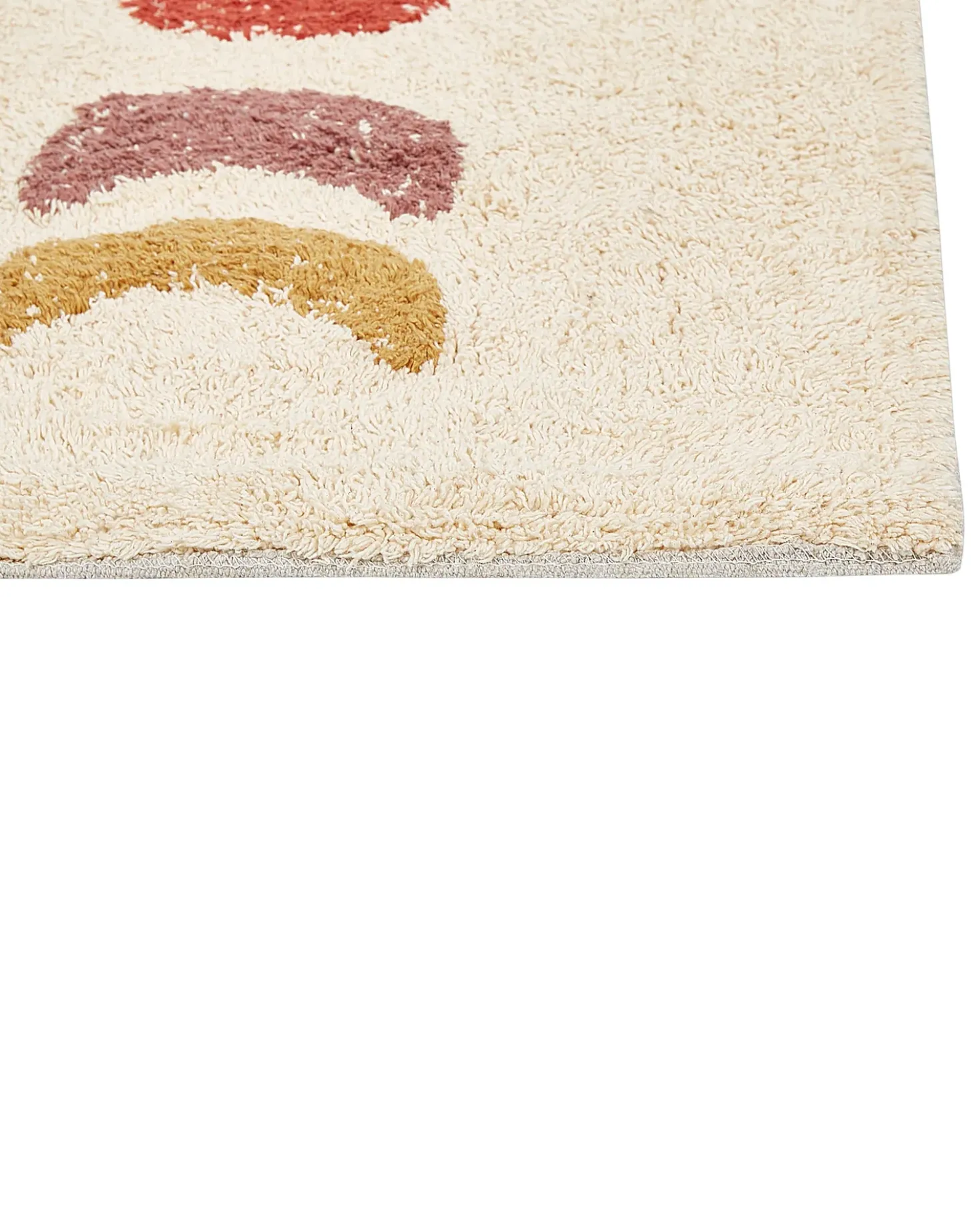 Tappeto da bagno ESME Beige 50 x 80 cm Cotone