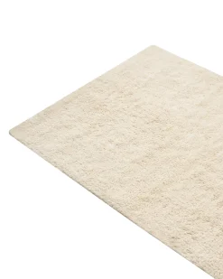 Tappeto da bagno GOELA Bianco sporco 60 x 90 cm Cotone
