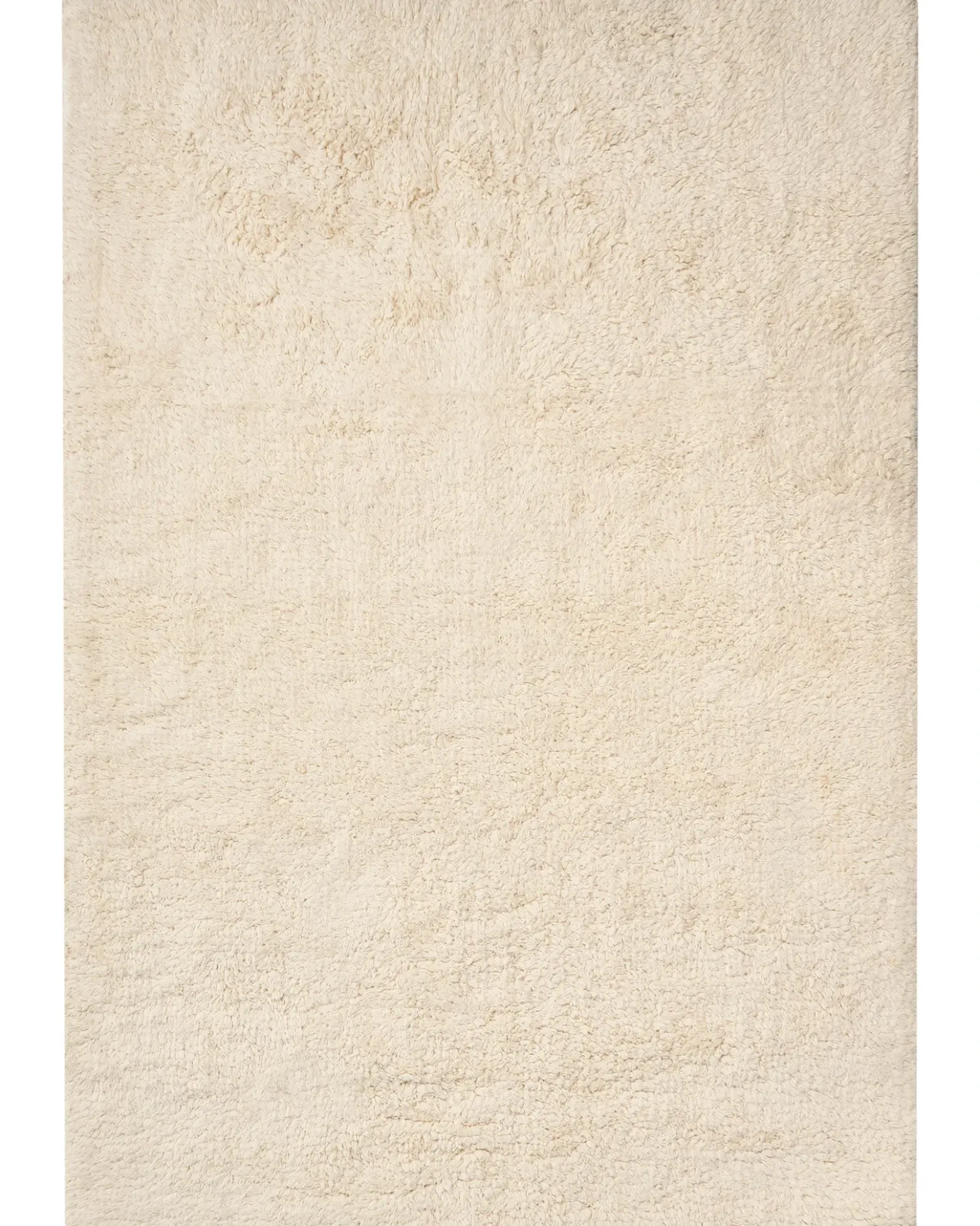 Tappeto da bagno GOELA Bianco sporco 60 x 90 cm Cotone