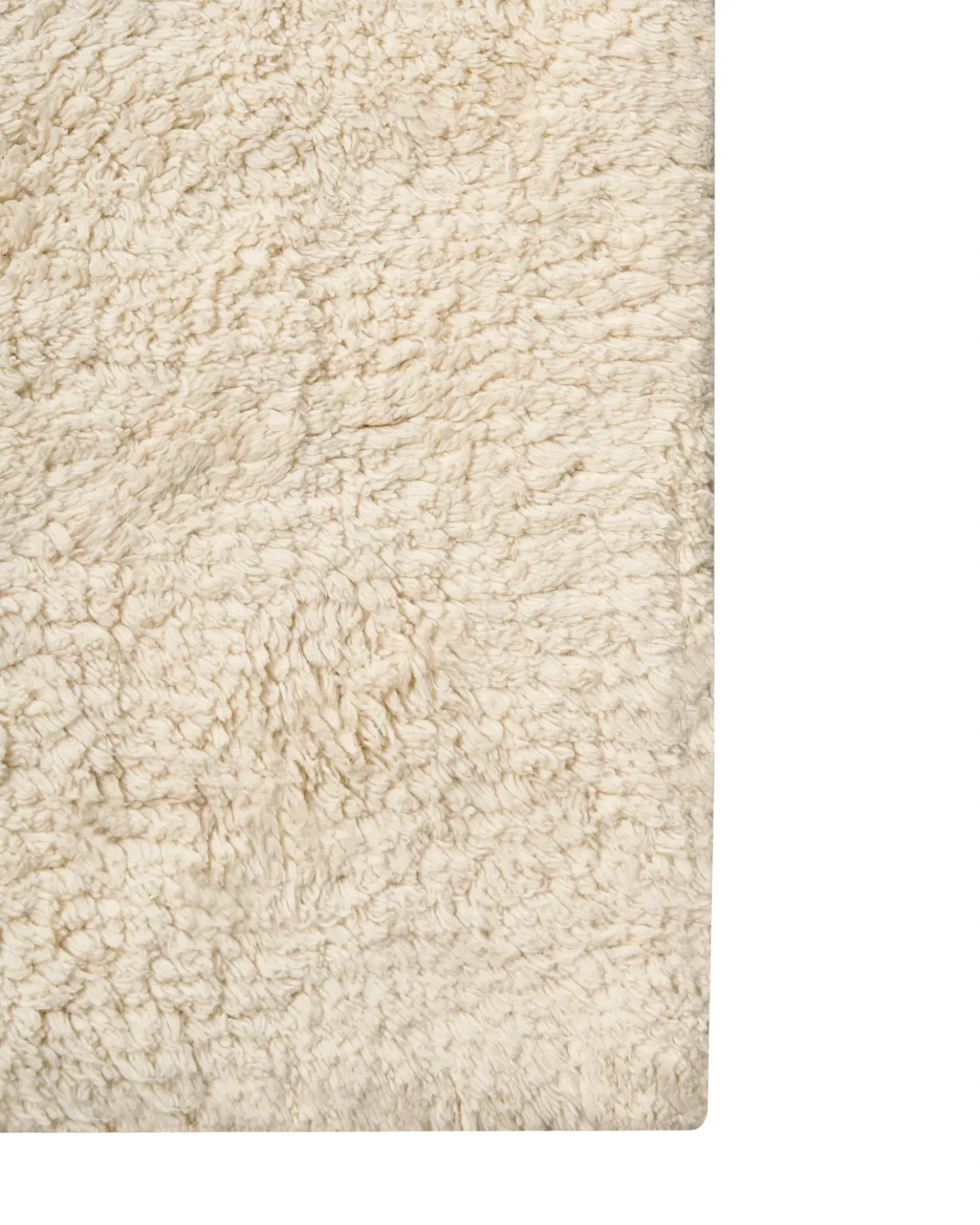 Tappeto da bagno GOELA Bianco sporco 60 x 90 cm Cotone