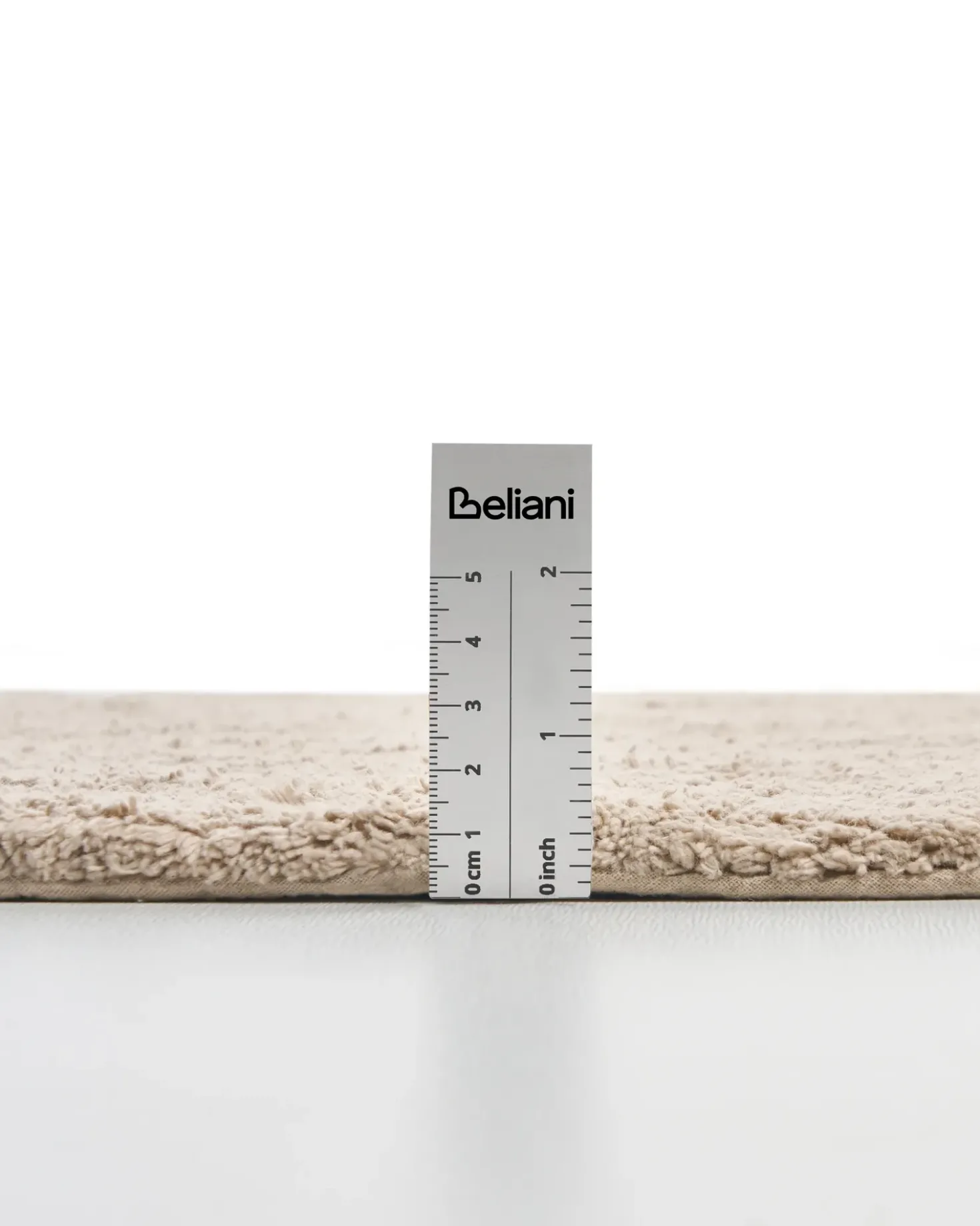 Tappeto da bagno GOELA Marrone chiaro 60 x 90 cm Cotone