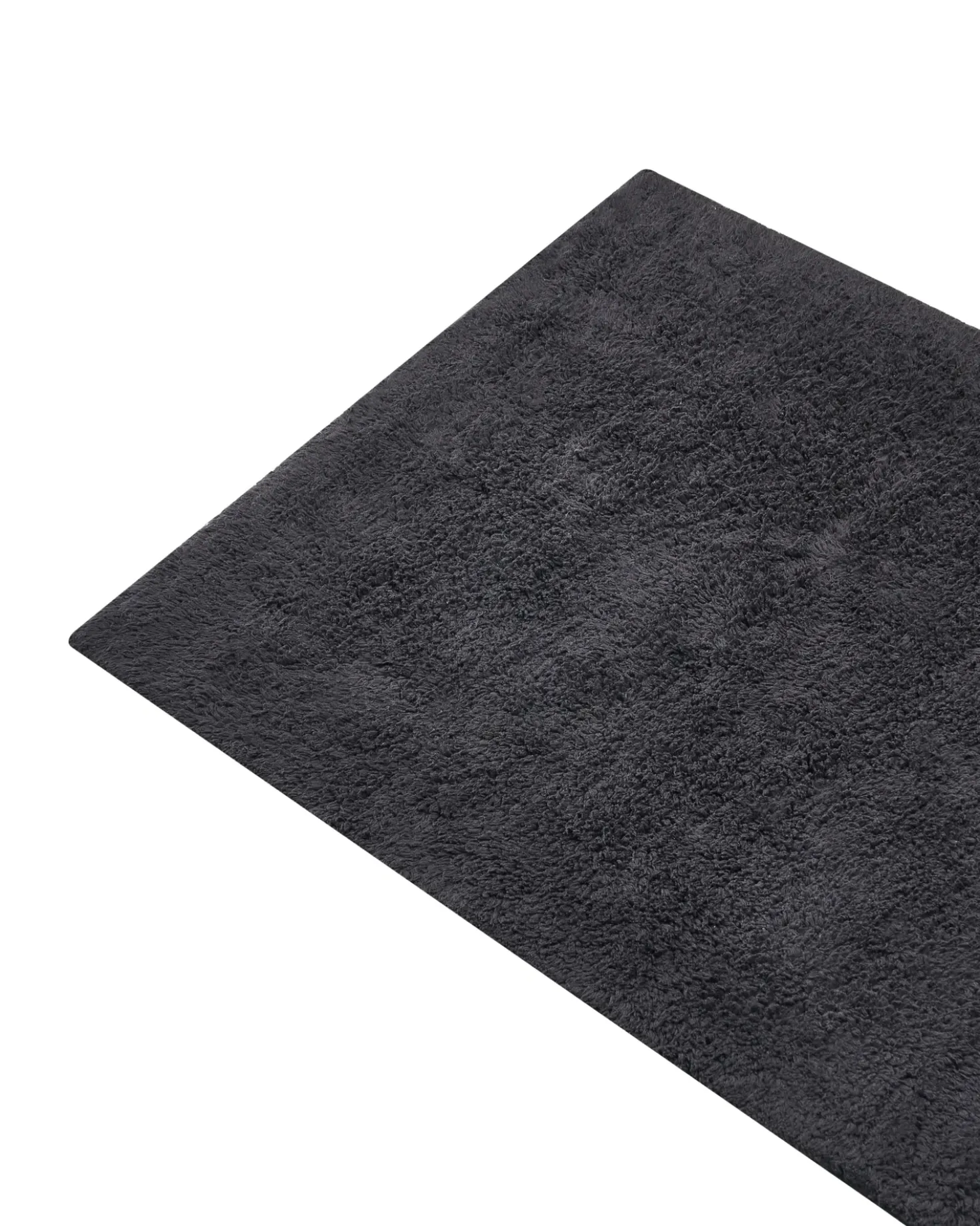 Tappeto da bagno GOELA Nero 60 x 90 cm Cotone