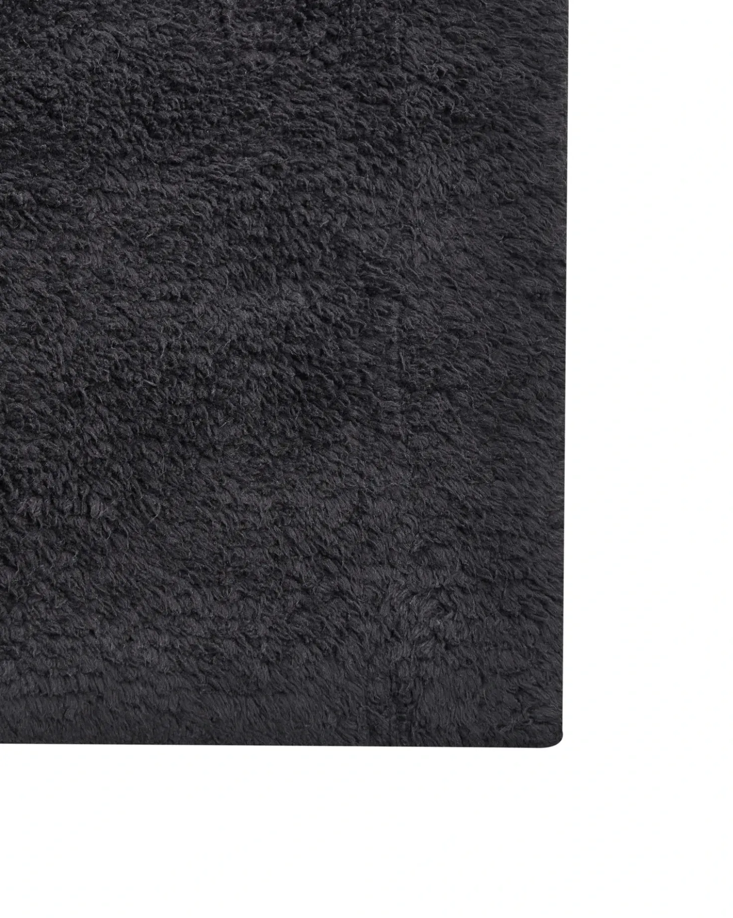 Tappeto da bagno GOELA Nero 60 x 90 cm Cotone