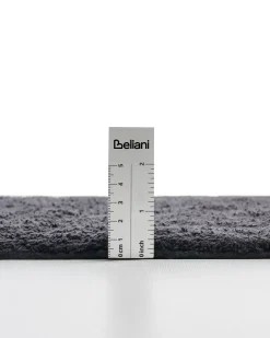 Tappeto da bagno GOELA Nero 60 x 90 cm Cotone