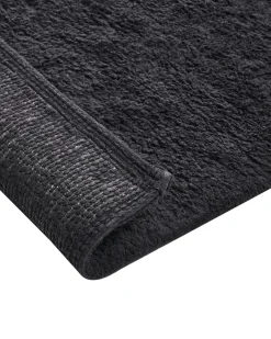 Tappeto da bagno GOELA Nero 60 x 90 cm Cotone