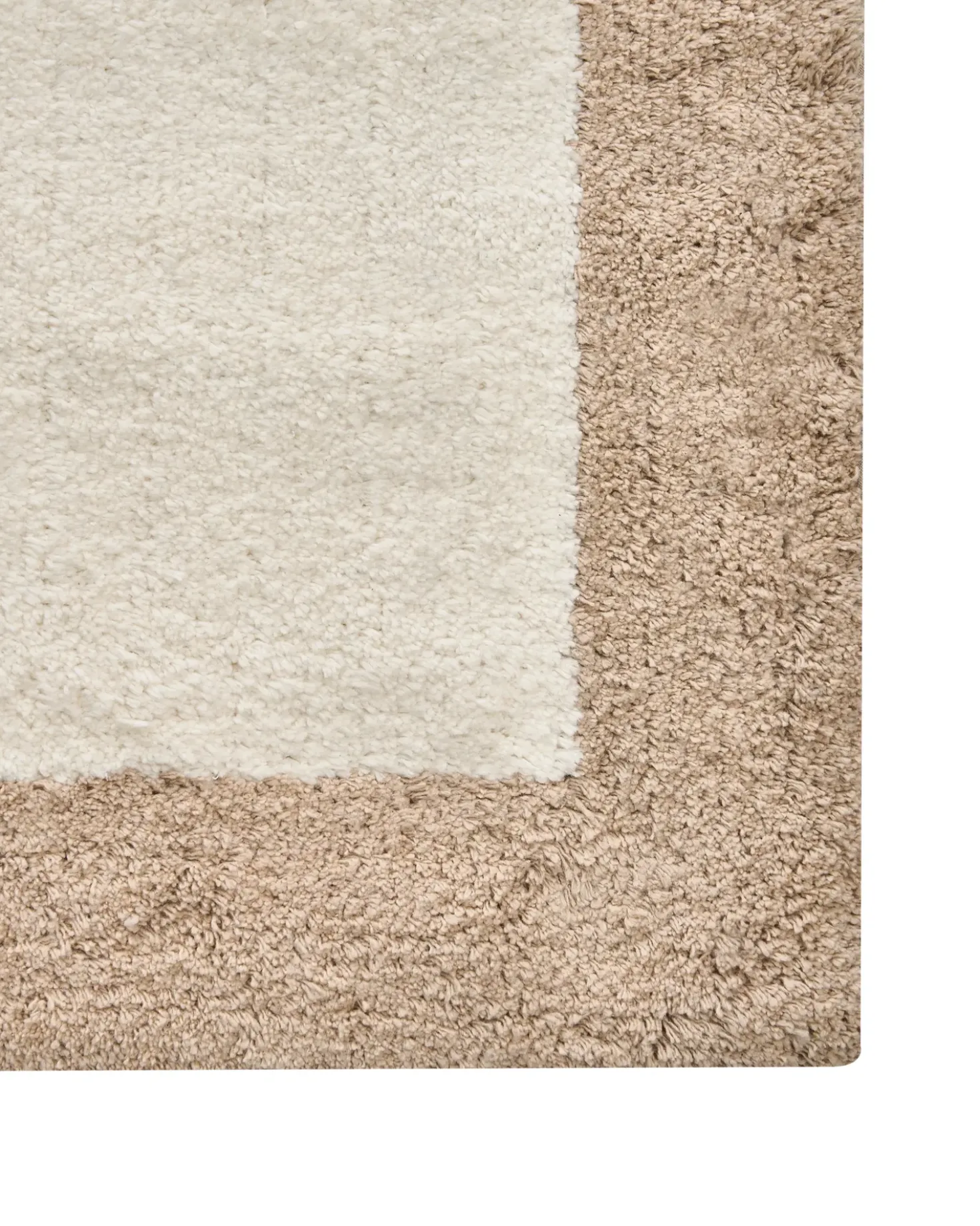 Tappeto da bagno KABRI Marrone/Beige 60 x 90 cm Cotone