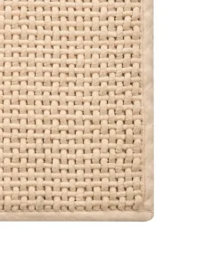 Tappeto da bagno KARAD Beige 60 x 90 cm Cotone