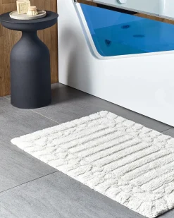 Tappeto da bagno TEKKE Beige chiaro 60 x 90 cm Cotone