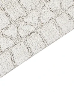 Tappeto da bagno TEKKE Beige chiaro 60 x 90 cm Cotone