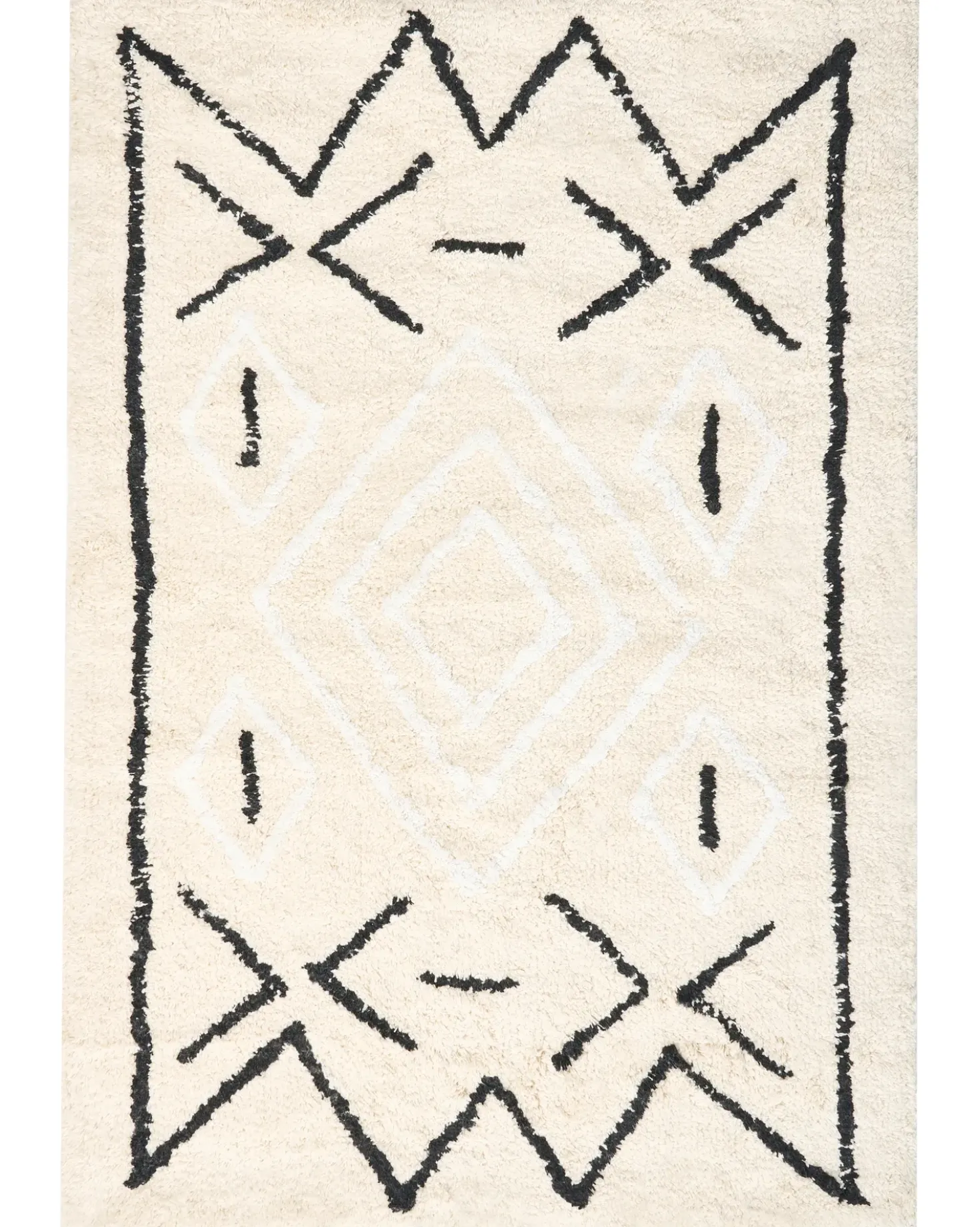 Tappeto da bagno UNTLA Beige chiaro 60 x 90 cm Cotone